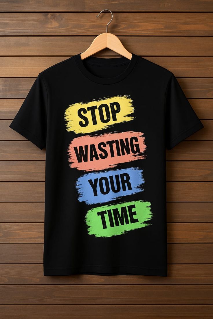 Exclusive Black T-Shirt With Chest Print