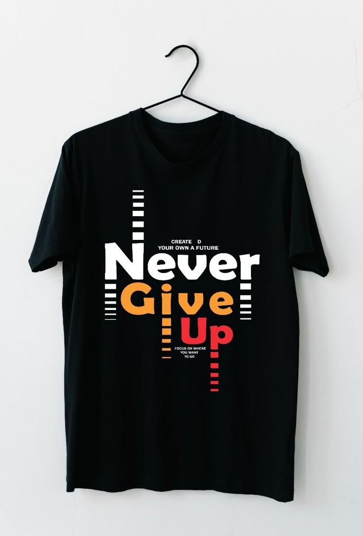 Exclusive Black T-Shirt With Chest Print